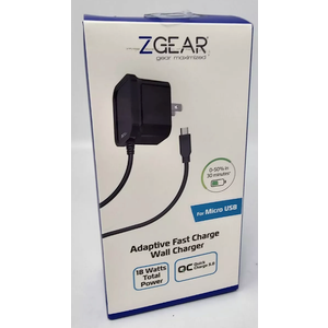 ZGEAR Adaptive Fast Charge Wall Charger For Micro USB