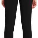 Nautica Womens Juniors Uniform Skinny Leg Jegging, Flat Front Style with Zipper Closure, Functional Pockets (X-Large, Black)