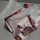 Sratte 6 Pcs Winter Kitchen Towels Snowman Gnome Truck Dish Towel Absorbent Red Black Buffalo Plaid Bathroom Hand Towels Farmhouse Winter Tea Towel for Kitchen Bathroom Decoration Housewarming Gift