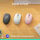 Logitech M196 Bluetooth Wireless Mouse, Compact and Portable Mouse for Laptops, Tablets and More, 12-Month Battery, Smooth Tracking, Compatible with PC and Mac, Windows and macOS - Rose