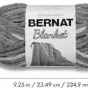 Bernat Blanket Taupe Yarn - 3 Pack of 150g/5.3oz - Polyester - 6 Super Bulky - 108 Yards - Knitting/Crochet