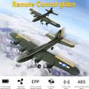 Goolsky FX817 RC Airplane, B-17 Bomber Model 2 Channel RC Plane, 2.4Ghz Remote Control Airplane, Ready to Fly Foam Glider, Fixed Wing Aircraft Flight Toys for Beginners and Adults, 47*36*12cm