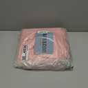 Cozyide Pink Duvet Cover Full Size, 3 Pieces Bedding Duvet Covers, Soft Breathable Seersucker Duvet Cover Set with Zipper Closure and Corner Ties (1 Duvet Cover 80"x90" + 2 Pillow Shams 20"x26")
