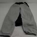 SOLY HUX Girl's Elastic Waist Sweatpants Casual Thermal Lined Jogger Pants with Pockets 2 Piece Set (11 Years, Grey and Black)