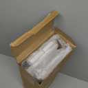 2 Set Wooden CD Storage Box Holder Shelf Cassette Tape Display Racks with Carrying Handles, Organizer Shelf for Movie Cases, DVDs, Each Set Can Store up to 36 Pcs CDs (White)