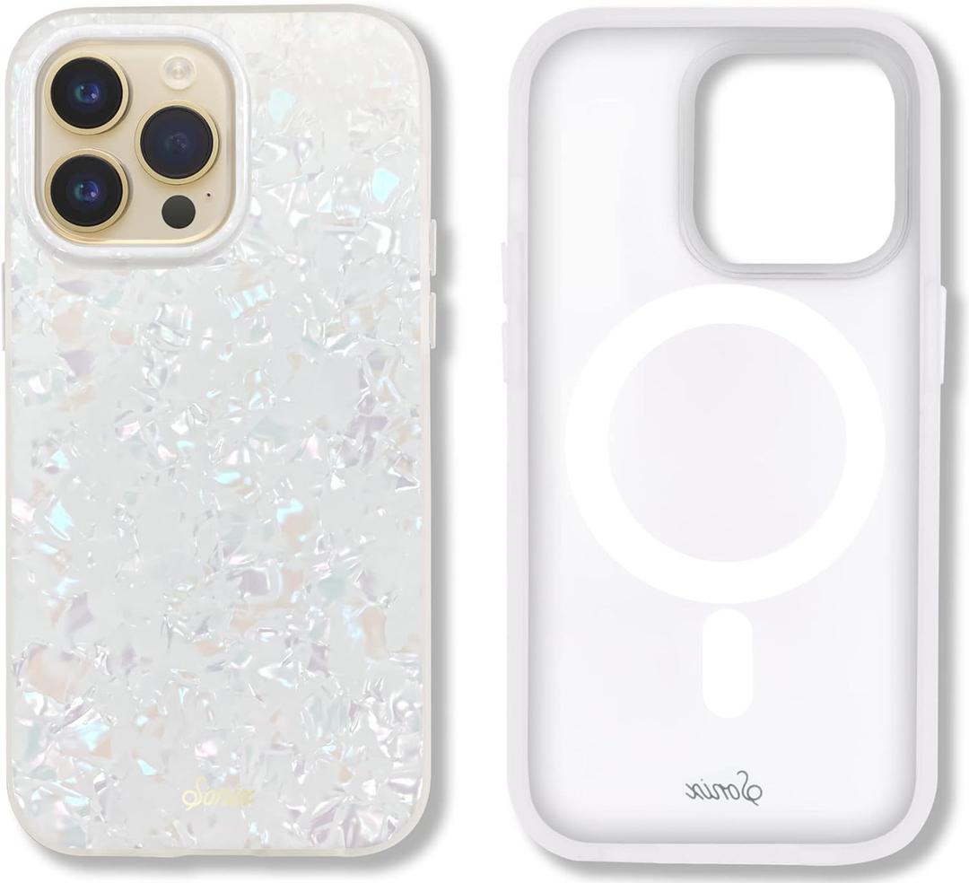 Sonix Case for iPhone 14 Pro | Compatible with MagSafe | 10ft Drop Tested | Pearl Tort