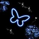 2PCs Butterfly Neon Signs for Wall Decor USB or 3-AA Battery Powered Operated for Girls Bedroom Birthday Gift Party Wedding Butterfly lights for bedroom (Blue)