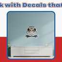2pcs Irish Sticker, St Patricks Skull Ireland Flag - Auto, Wall, Laptop, Cell, Truck Sticker for Windows, Cars, Trucks (B)