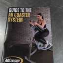 AbCoaster MAX Ab Machine Exercise Equipment For Home Gym, Less Stress on Neck & Back, Abdominal / Core Fitness Equipment for All Levels, Black