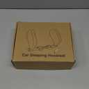 JZCreater Car Seat Headrest Pillow, Head Neck Support Sleeping Travel Seat Pillow with Cushion Foam,Premium Seat Head Pillow,360 Degree Adjustable Long Trip Rest Headrest Pillow for Kids Adult, Beige