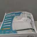 PlushDeluxe Premium Bamboo Mattress Protector  Queen Size, Waterproof, & Ultra Soft Breathable Noiseless Washable Bed Mattress Cover for Comfort & Protection - White