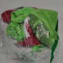 6PCS Kids Green Monster Costume Santa Claus Outfit for Boys Girls Christmas Cosplay Party Accessory Suits (Small)