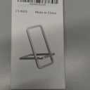 Easy Carry Aluminum Mobile Stand Strong Not Slip Base Smartphone Bracket Suitable for Desk Bed Car Entertainment Use Bed Phone Holder (Black)