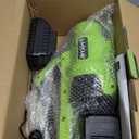 Leaf Blower Cordless, Leaf Blower with Battery and Charger - 2 x 4.0Ah Batteries, 2 Speed Modes, 21V Powerful Lightweight Electric Blowers for Lawn Care, Patio Cleaning and Dust, Green