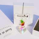 Dog Memorial Suncatcher Passing Away Gifts for Loss of Dogs Bereavement Gifts Dogs Loss of Dog Sympathy Gift Unique Pet Condolence Gift Ideas Clear Crystal Ball Indoor Window Charms Hanging