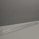 Sliding Shower Door Bottom Seal, 2 PCS 1/2" x 36" Sliding Shower Door Sweep for 1/2 Inch Glass, Frameless Glass Door Seal Strip Stop Shower Leaks and Create a Water Barrier