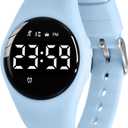 A ALPS Kids Watches for Girls Digital Sport Watch with Step Counter Pedometer Vibration Alarm No App Waterproof Fitness Tracker Kids Watch Girls Students Ages 516