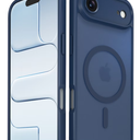 Vena For Apple iPhone 17 Air Case Magsafe, Magnetic Shockproof Translucent Back Slim Protective Phone Case, Blue