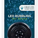 GloFish Blue LED Bubbler, Aquarium Lights with Air Stone for Fish Tanks 2.6-Inch x 4-Inch x 0.5-Inch 