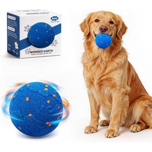 Interactive Dog Ball, Pet Toy Balls Automatic Moving & Bouncing Toys for Small Medium Large Dogs, Solid E-TPU & IPX7 Waterproof, Active Rolling Puppy Toy for Exercise and Boredom Relief(Blue)