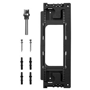 Door Jamb Hinge Jig Compatible with 8 Sizes from 2-1/2" to 6" and 5 Door Thickness from 1-3/8" to 2-1/2", Precise Efficient Hinge Installation (Black)