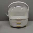 Makeup Organizers, Make Up Organizer for Vanity, Countertop Cosmetic Storage with Drawers and Transparent Cover for Bedroom Bathroom, White