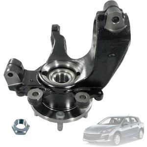 BBM2-33-021C Left Front Steering Knuckle Compatible with 2010-2013 Mazda 3