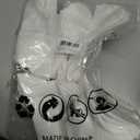 Crew Socks for Women & Men, 6 Pair Cute Cotton Casual Calf Socks Breathable Soft Above Ankle Socks, Size 5-10 (White)