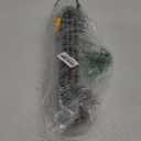 Swimming Pool Brush Head with Round Ends17.5" Heavy Duty Aluminum Back Head for Cleans Walls, Tiles & Floors, 7 Rows Premium Nylon Bristles with EZ Clips (Blue Grey)