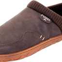 FLOJOS Men's Carl Sherpa Lined Slipper (9, Brown)