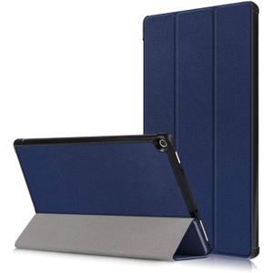 All-New Fire HD 10 2019 Case, Premium Folio Smart-Shell Stand Case Cover with Auto Sleep/Wake for All-New Fire HD 10 (Compatible with 7th and 9th Generations, 2017 and 2019 Releases (Navy Blue)