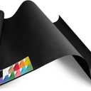 36" x 1200" USA Made Black Kraft Paper Roll, 45 lbs Thickness, American Quality Paper for School, Crafts, Art, Bulletin Board - Odorless, Non-Toxic, Safe for Kids