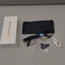 AI Smart Glasses with Camera, 8MP HD Video Recording, Real-Time Translation, Voice Assistant, Open-Ear Audio, Metal Frame, Auto Color-Changing Lenses for Travel & Vlogging