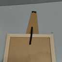 Felt Letter Board with 294 Letters, Numbers & Symbols - 10 x 10 inch Changeable Message Board with Wooden Frame Wall Mount Hook, Black & Wood