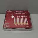 LED Flameless Window Candles with Remote Timer 10 PCS Battery Operated Flickering Taper Candle Lights with Removable Gold Candle Holders Best Gift for Xmas Wedding Home Dinner Decor