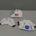DolliBu Astronaut Dress Up Set for Teddy Bear Plush Toy - Astronaut Stuffed Animal Costume Outfit with Jacket, Helmet with Holes, and Pants, Create NASA Space Toys for Kids with Dress Up Set - Large