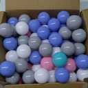 LANGXUN 50pcs 100pcs 200pcs Soft Plastic Ball Pit Balls for Kids, Gift for Baby Toddler Birthday Christmas, Ball Pit Play Tent, Baby Pool Water Toys, Kiddie Pool, Party Decoration (Mocha Color Pack of 100)