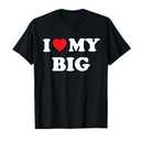I Heart My Big Funny Matching Little Big Sorority T-Shirt Men's, L