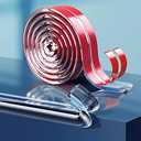 2 Pack Baby Proofing, Clear Edge Protector Strip for Kids, Upgrade Silicone Soft Corner Protectors with Pre-Taped Strong Adhesive, 6.6Ft Edge Protectors Baby Proofing for Cabinets, Tables, Drawers