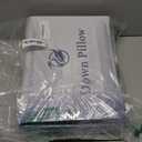 Luxury Canadian White Goose Down Pillow Queen Size- 900+ Fill Power, 800 Thread Count Cotton Shell, Soft Down Pillows for Sleeping, Hotel Collection Pillow for Neck Pain Relief (1 Pack, 20"x30")