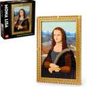 LEGO Art Mona Lisa Building Set - Leonardo da Vinci Wall Display, Ages 18+ - DIY Crafts for Men, Women - Great for Puzzle and Art Lovers - Birthday Gift Idea - Includes Detachable Frame - 31213