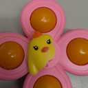 3 Pack Easter Suction Cup Spinner Toys Sensory Bath Toys for Toddlers Kids Easter Basket Stuffers Gifts Fillers Party Favors