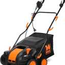 WEN DT1516 16-Inch 15-Amp 2-in-1 Electric Dethatcher and Scarifier with Collection Bag, Black