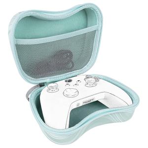 TOCCOOL Hard Travel Controller Case Compatible with Xbox One, Xbox Series X/S, Nintendo Switch Pro Wireless Controller Gaming Accessories Portable Bag, Game Controller Storage Pouch (Lake Blue)