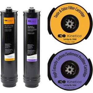 KINETICO K5 REVERSE OSMOSIS TASTE ODOR 9306B & CARBON SEDIMENT FILTER 9461A CARTRIDGE