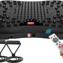 AXV Vibration Plate Exercise Machine Whole Body Workout Portable Mini Vibrate Fitness Platform Lymphatic Drainage Machine for Weight Loss Shaping Toning Wellness Home Gyms Workout (Mini)