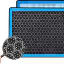 Cabin Air Filter, CF10285 Activated Carbon Air Filter for Toyota 4Runner Highlander RAV4 Camry Corolla Sequoia Sienna Avalon, HEPA Air Conditioner Cabin Filter to Adsorb PM2.5, Fresh Air