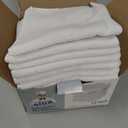 MR.SIGA Microfiber Cleaning Cloth, All-Purpose Microfiber Towels, Streak Free Cleaning Rags, Pack of 12, White, Size 32 x 32 cm(12.6 x 12.6 inch)