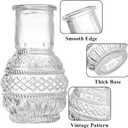 Tebery 20 Pack Glass Bud Vases, Clear Small Flower Vase for Centerpieces, Vintage Mini Glass Vase Set Bulk for Table Wedding Home Party Decoration