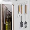 Curtainboro Pull Out Spice Rack Organizer, Plastic Drawers Organizer Desktop Storage Gap Cabinet, Waterproof Spice Jar Rack (2 layers)